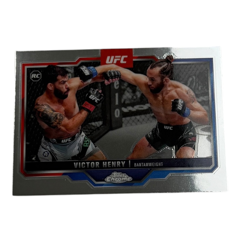 2025 Topps Chrome UFC Victor Henry Rookie Card RC #59 Bantamweight MMA Card